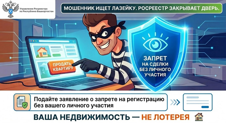 В Башкортостане более чем в два раза выросло число запретов на сделки с недвижимостью без личного участия собственника