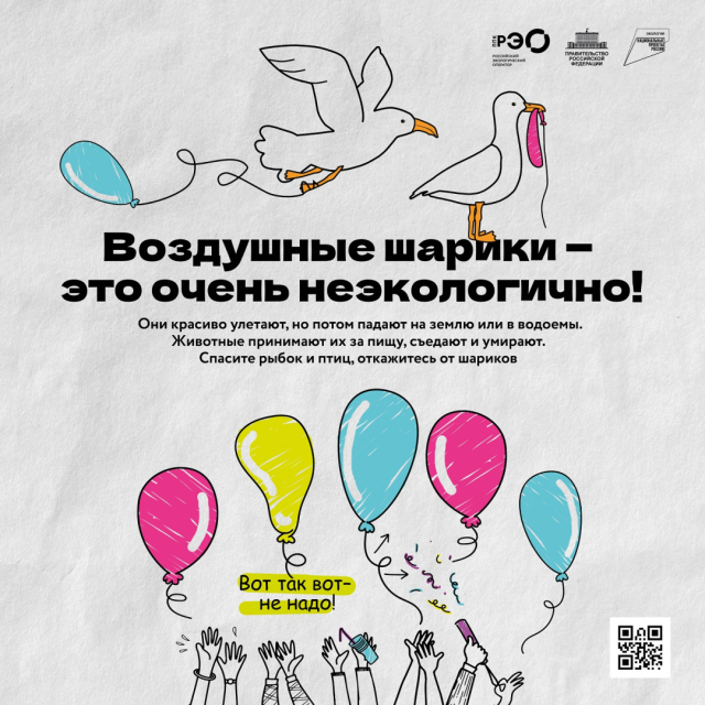 Воздушные шарики - это очень неэкологично