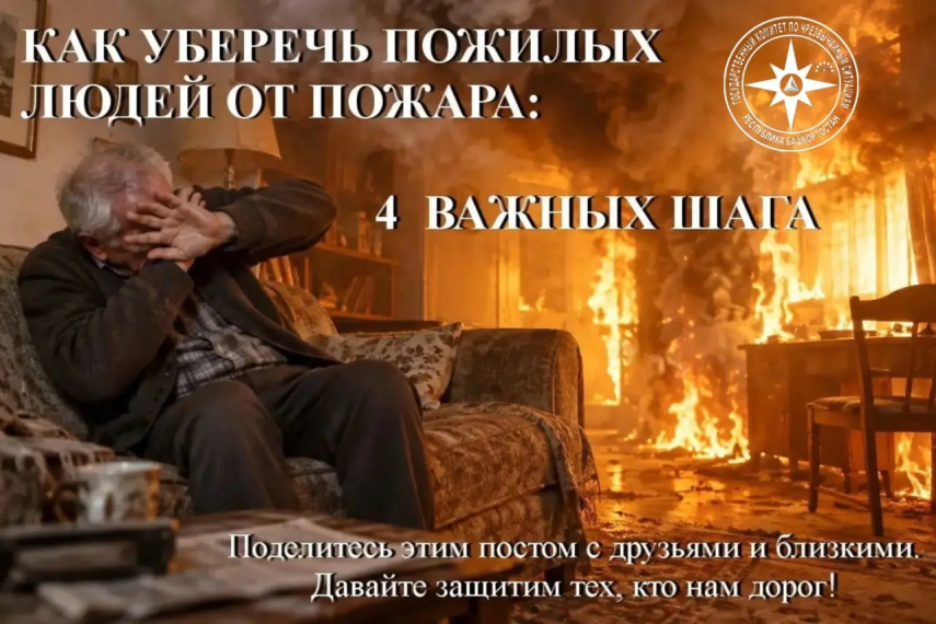 КАК УБЕРЕЧЬ ПОЖИЛЫХ ЛЮДЕЙ ОТ ПОЖАРА: 4 ВАЖНЫХ ШАГА