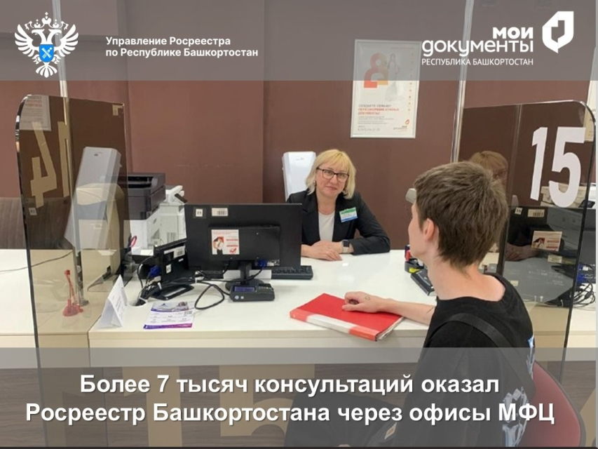 Более 7 тысяч консультаций оказал Росреестр Башкортостана через офисы МФЦ